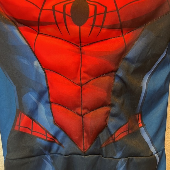 Marvel Spiderman Padded Muscle Costume Halloween Superhero Size 6X 7 - Picture 7 of 14